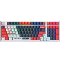 Клавиатура A4Tech Bloody S98 Sports Navy (Bloody BLMS Red) фото 1